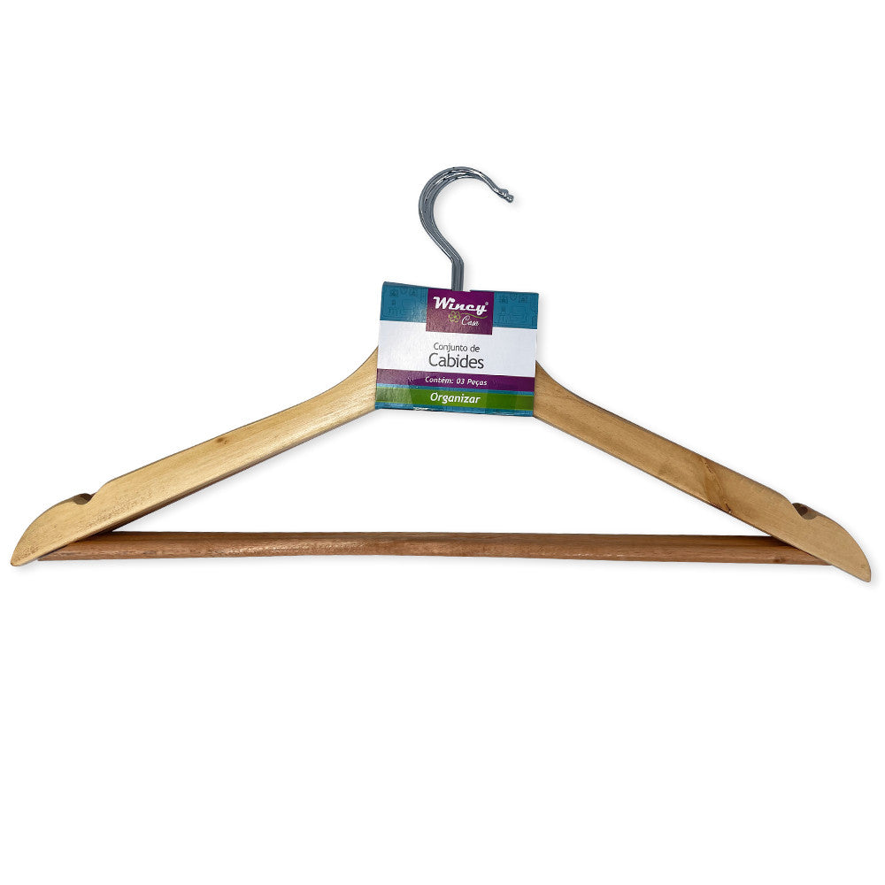Kit Cabides De Madeira Marfim com Verniz Atacado Closet