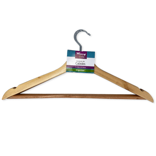 Kit Cabides De Madeira Marfim com Verniz Atacado Closet